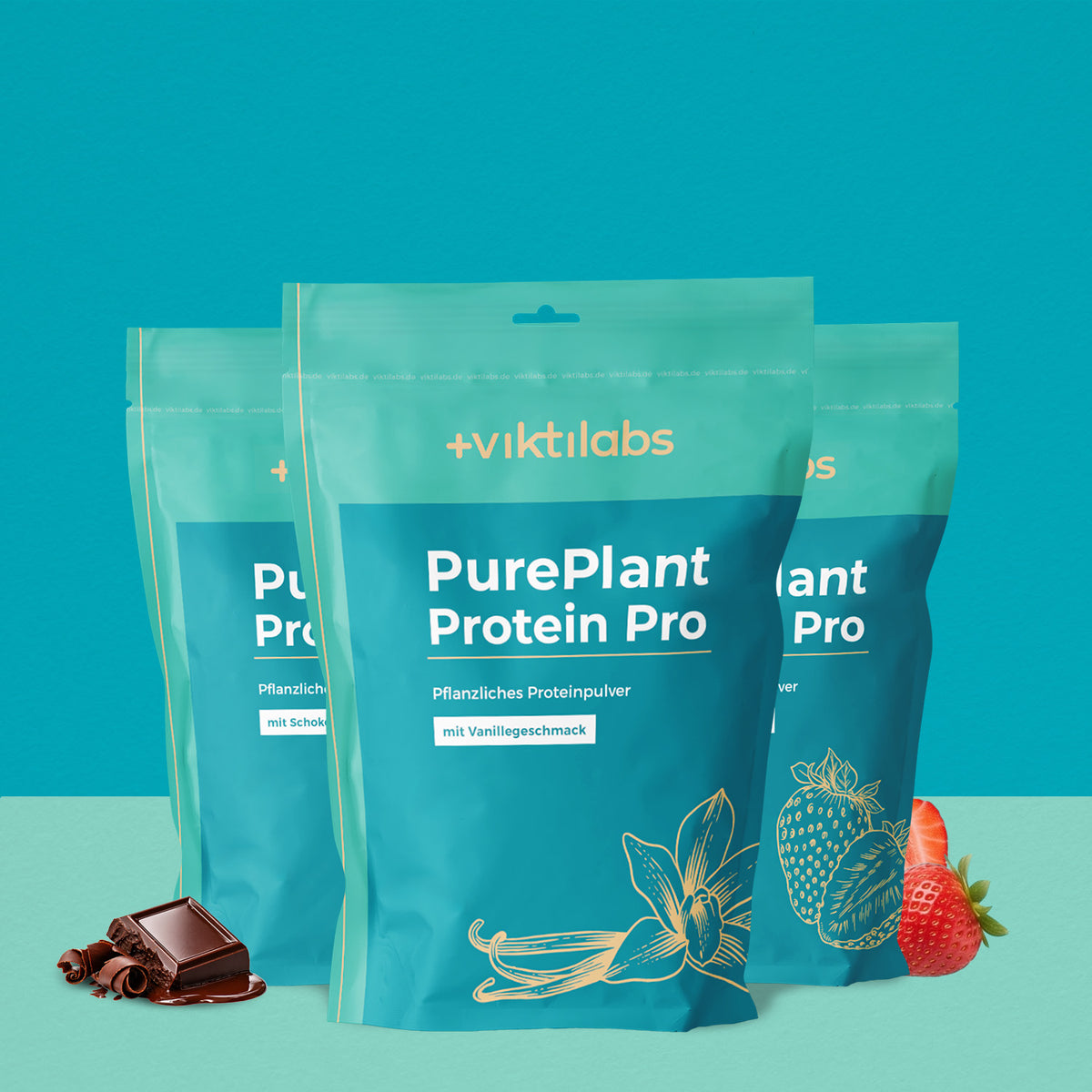 PurePlant Protein Pro: proteína de arroz y guisantes con cáscara de psyllium, fibra de acacia, L-glutamina y enzimas