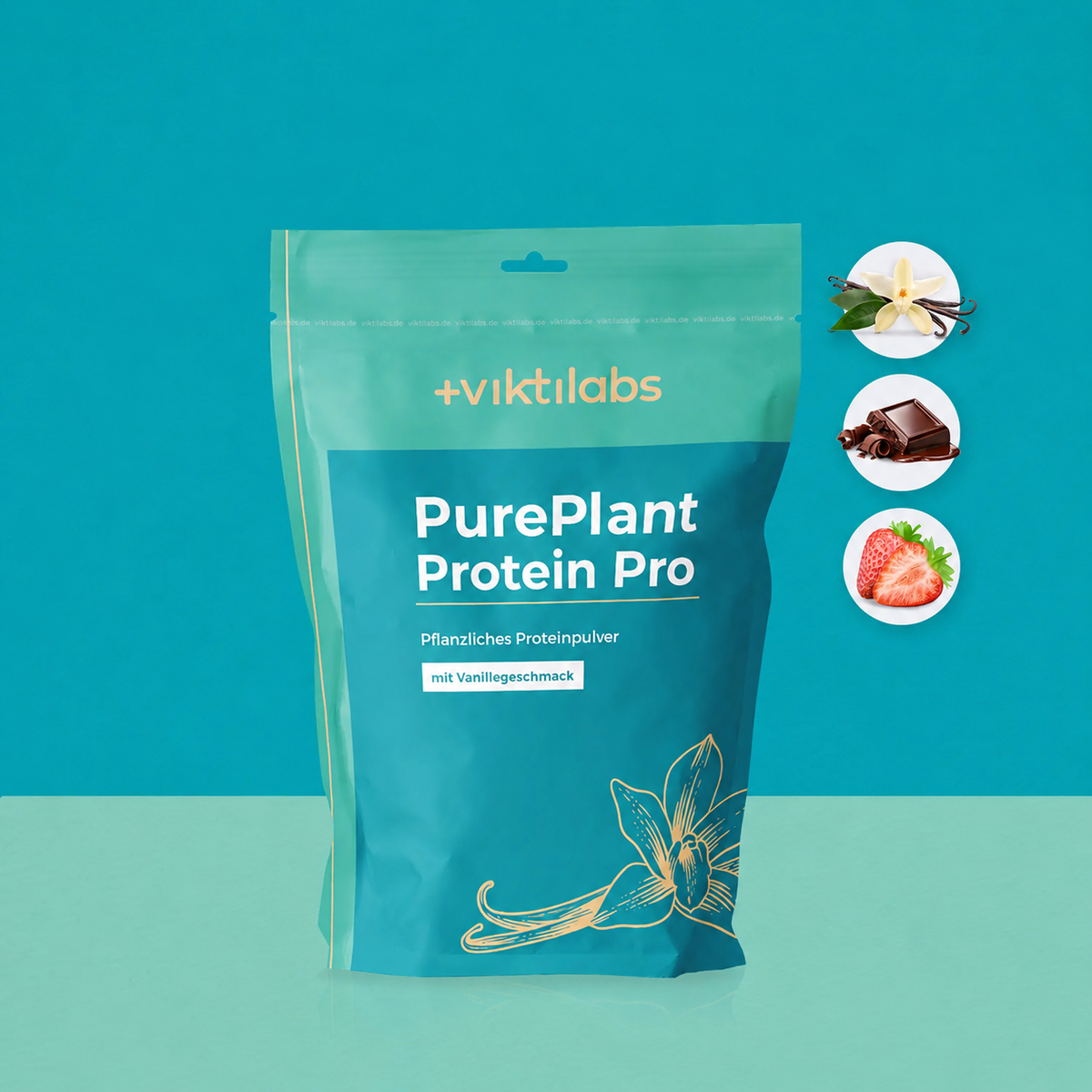 PurePlant Protein Pro: proteína de arroz y guisantes con cáscara de psyllium, fibra de acacia, L-glutamina y enzimas
