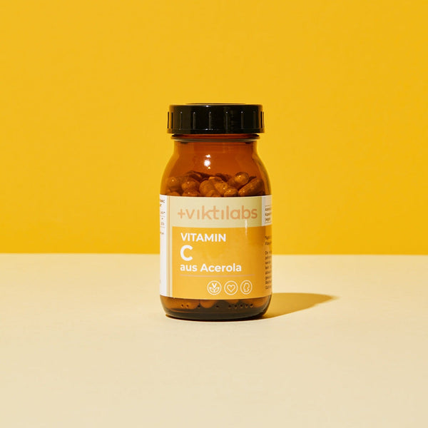 Vitamina C: 100% natural procedente de la cereza acerola con polifenoles
