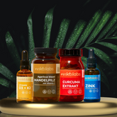 Paquete del sistema inmune: cúrcuma, vitamina D3 y K2, zinc, hongos de almendras