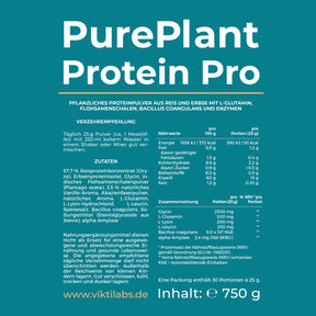 PurePlant Protein Label
