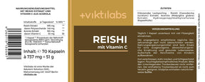 Premium Reishi: Extract with natural vitamin C