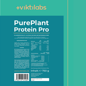 PurePlant Protein Pro: Plant-based protein with digestive enzymes and L-glutamine