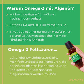 Angebot für Omega-3: Vegan mit Algenöl